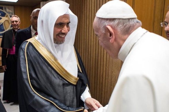 Pope Francis greets Dr. Al Issa