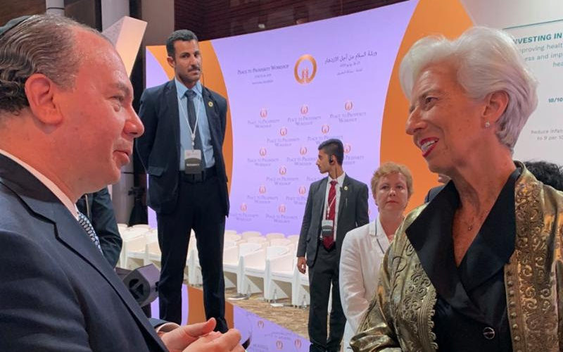 RMS Christine Lagarde Peace to Prosperity