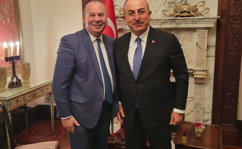 Jan 18 2023 RMS and Minister Cavusoglu at Turkish Amb residence