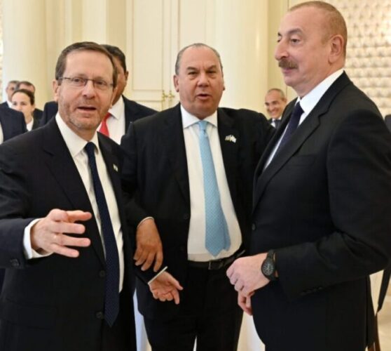 President Herzog, Rabbi Schneier and President Aliyev