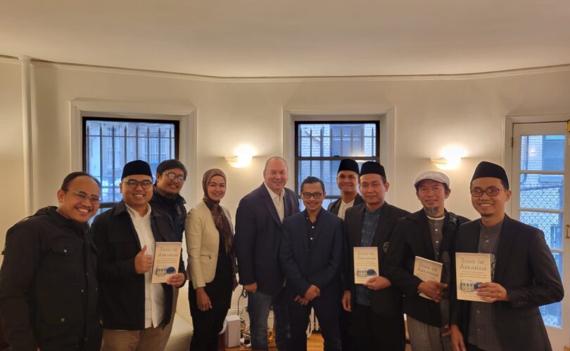 Schneier and Ali at FFEU with Indonesian Scholars delegation